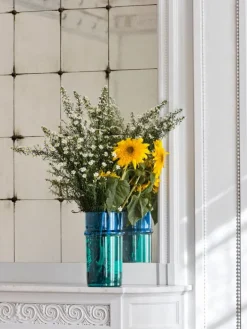 HAY Moroccan vas, L, blå - grön