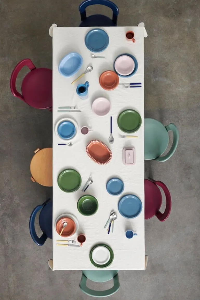 HAY MVS bestick, set om 4, mörkblå