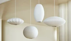 HAY Nelson Saucer Crisscross Bubble pendellampa, S