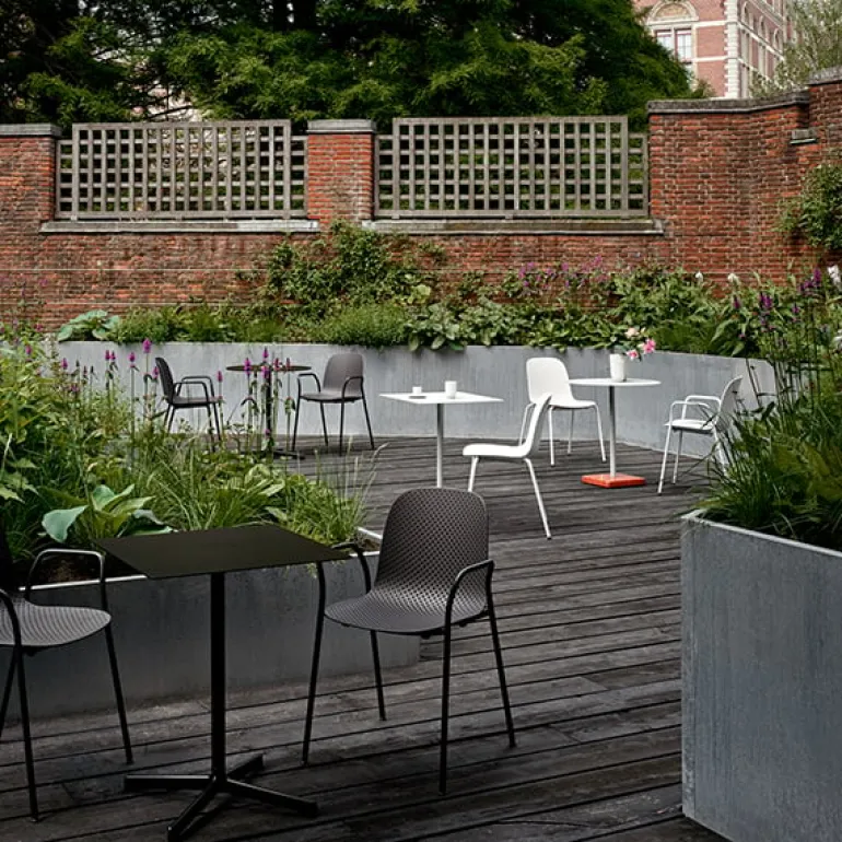 HAY Neu bord fyrkantigt, ljusgrå