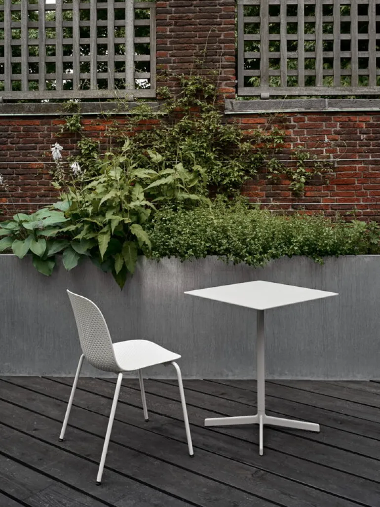 HAY Neu bord fyrkantigt, ljusgrå