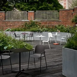 HAY Neu bord fyrkantigt, träkol