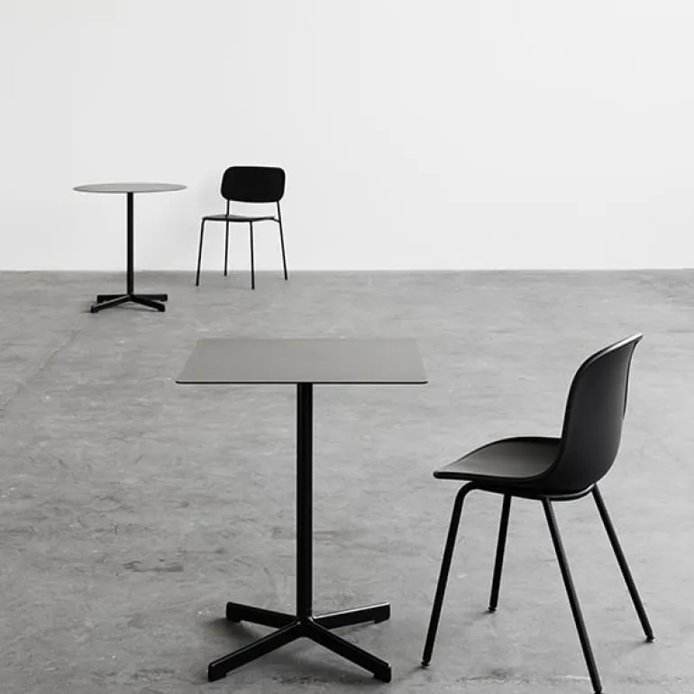 HAY Neu bord fyrkantigt, träkol