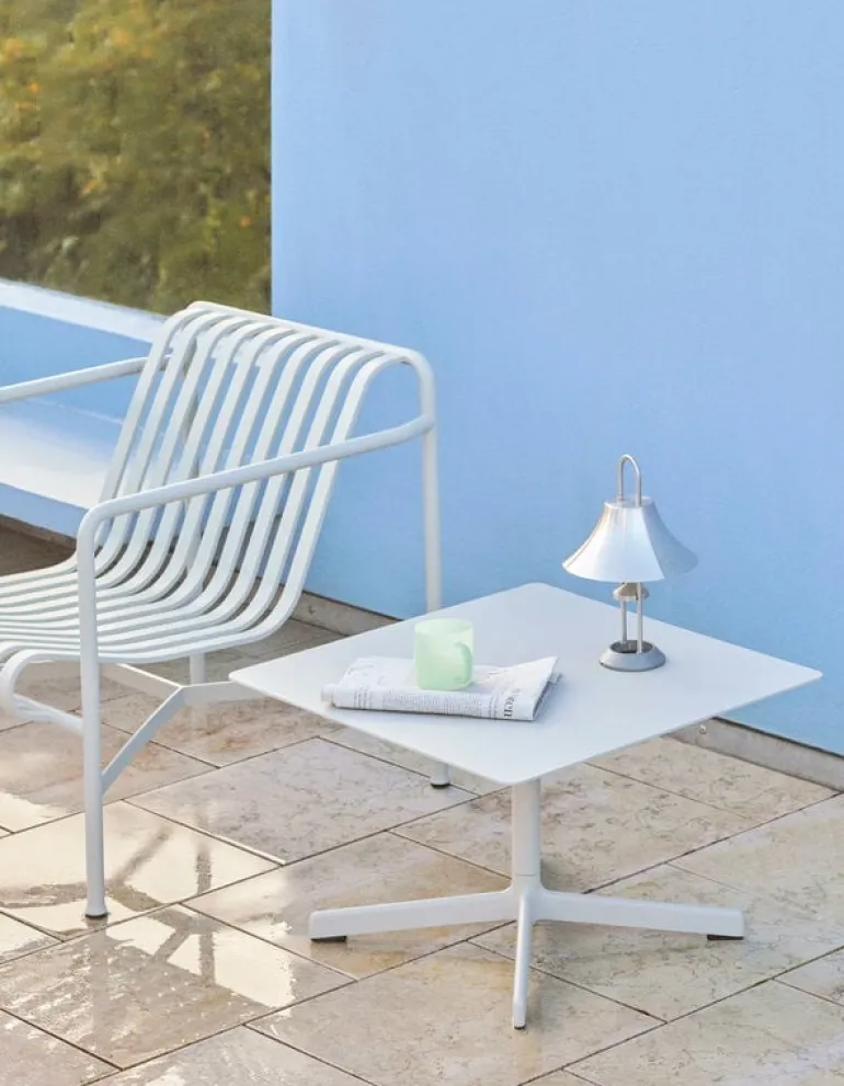 HAY Neu Low bord, 60 x 60 cm, himmelsgrått