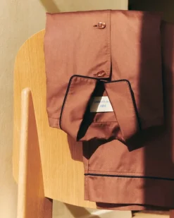 HAY Outline pyjamas, långärmad, mjölkchoklad