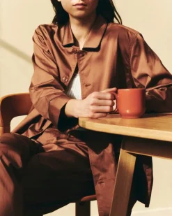 HAY Outline pyjamas, långärmad, mjölkchoklad