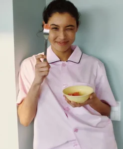 HAY Outline pyjamasshorts, ljusrosa