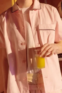 HAY Outline pyjamasshorts, ljusrosa