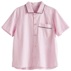 HAY Outline pyjamaströja, kortärmad, ljusrosa