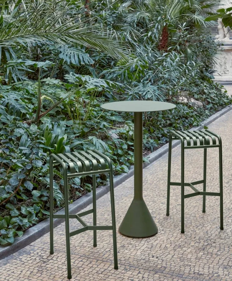 HAY Palissade barstol, oliv