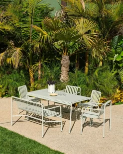 HAY Palissade bänk, ljusgrå