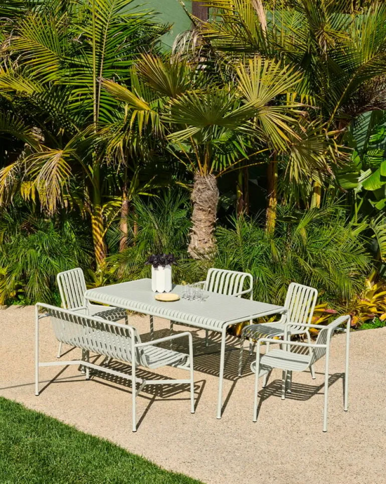 HAY Palissade bänk, ljusgrå