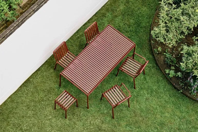 HAY Palissade bord, 170 x 90 cm, iron red