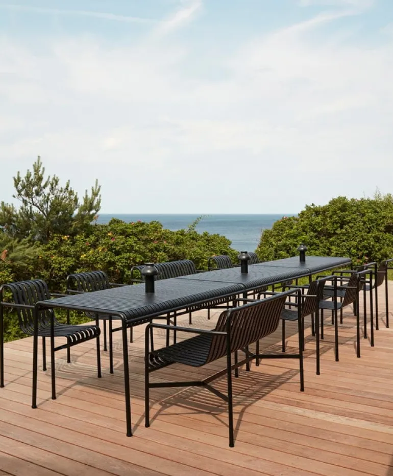 HAY Palissade bord, 170 x 90 cm, antracit