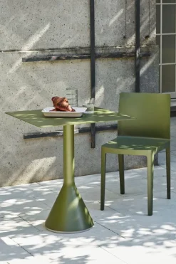 HAY Palissade Cone bord, 65 x 65 cm, oliv