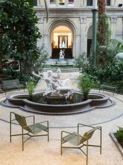 HAY Palissade fåtölj, hög, oliv