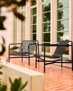 HAY Palissade fåtölj, låg, antracit