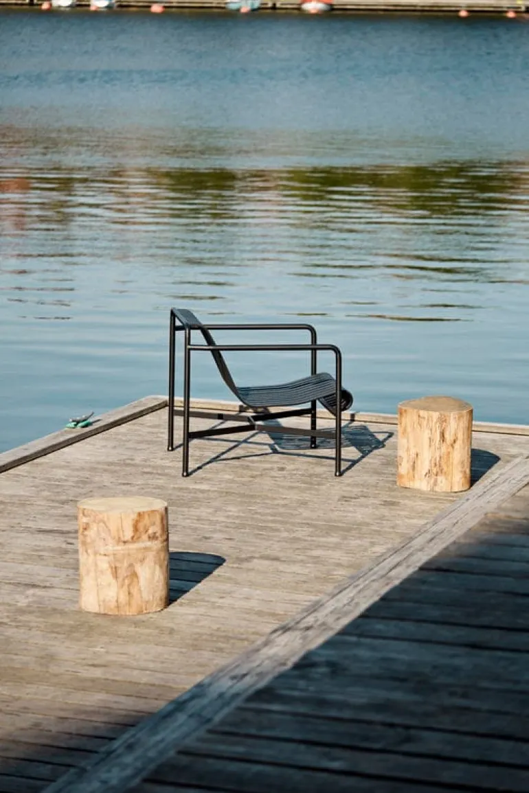 HAY Palissade fåtölj, låg, antracit