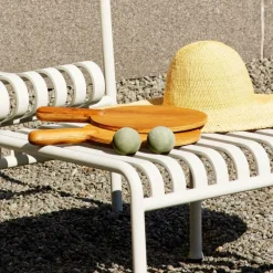 HAY Palissade fåtölj, låg, ljusgrå