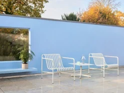 HAY Palissade fåtölj, låg, ljusgrå