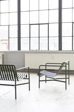 HAY Palissade fåtölj, låg, oliv