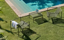 HAY Palissade fåtölj, låg, oliv