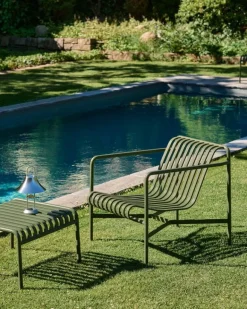 HAY Palissade fåtölj, låg, oliv