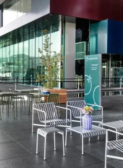 HAY Palissade fåtölj, låg, varmgalvaniserad