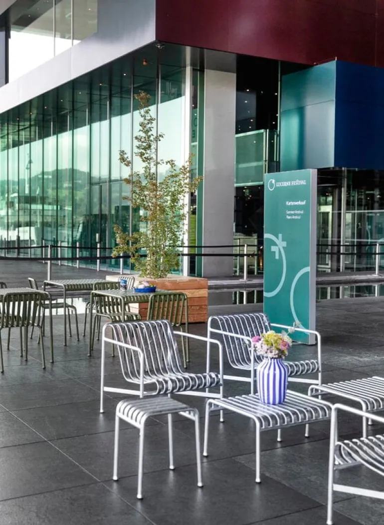 HAY Palissade fåtölj, låg, varmgalvaniserad