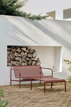 HAY Palissade lågt bord, 81,5 x 86 cm, iron red