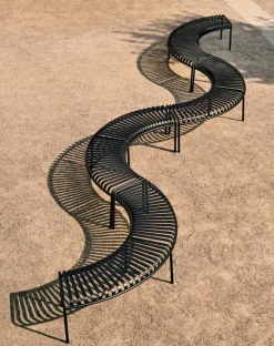 HAY Palissade Park bänk, antracit