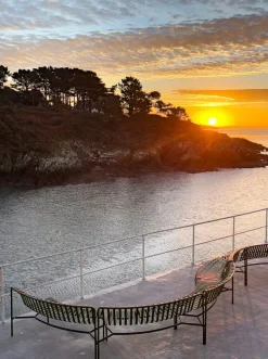 HAY Palissade Park matbänk, in-ut, set om 2, oliv