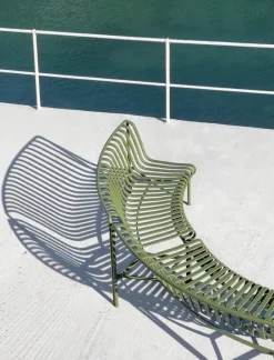 HAY Palissade Park matbänk, in-in, set om 2, antracit