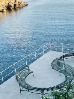 HAY Palissade Park matbänk, in-ut, set om 2, antracit