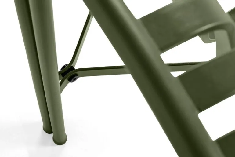 HAY Palissade Park matbänk, ut-ut, set om 2, oliv