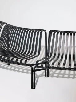 HAY Palissade Park matbänk, ut-ut, set om 2, oliv