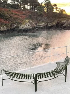 HAY Palissade Park tilläggsbänk för matplats, in, antracit