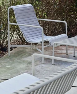 HAY Palissade Quilted dyna för hög fåtölj, himmelsgrå