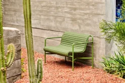 HAY Palissade Quilted dyna för bänk, oliv