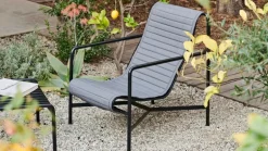 HAY Palissade Quilted dyna för hög fåtölj, antracit