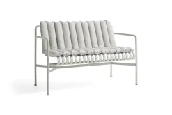 HAY Palissade Soft kviltad dyna för bänk, himmelsgrå