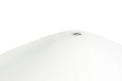 HAY Pao Glass golvlampa, vitt opalglas