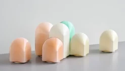 HAY Parade Portable 160 bordslampa, skalvit