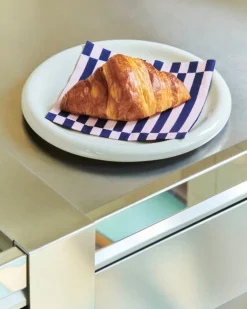 HAY Pattern servett, middag, 20-pack, ljusrosa - mörkblå randig