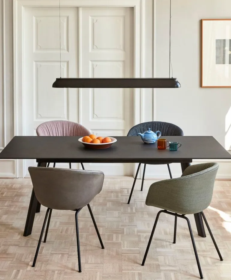 HAY PC Linear pendellampa, soft black