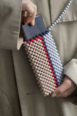 HAY Perla mobilväska, Krem