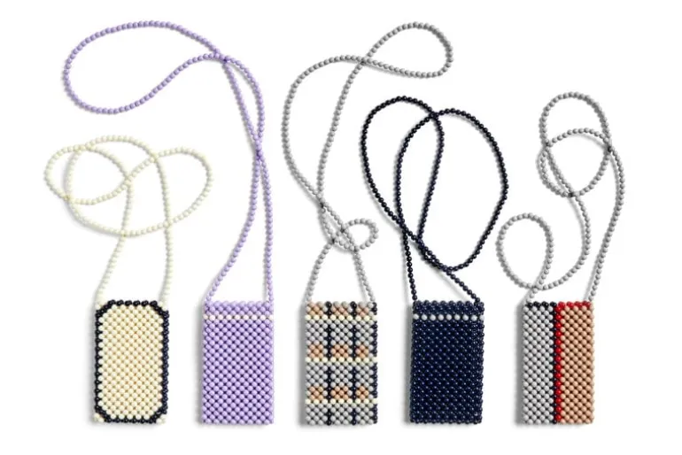 HAY Perla mobilväska, Milk