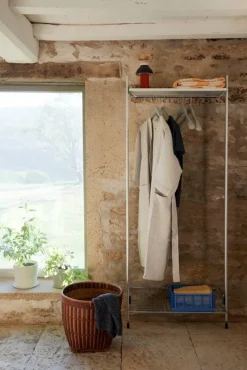 HAY Pier System 1041 garderob, 1 kolumn, PS vit - aluminium