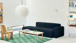 HAY Pier System 133 hylla, 3 kolumner, PS vit - aluminium