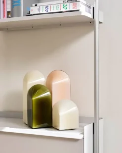 HAY Pier System 131 hylla, 1 kolumn, PS vit - aluminium